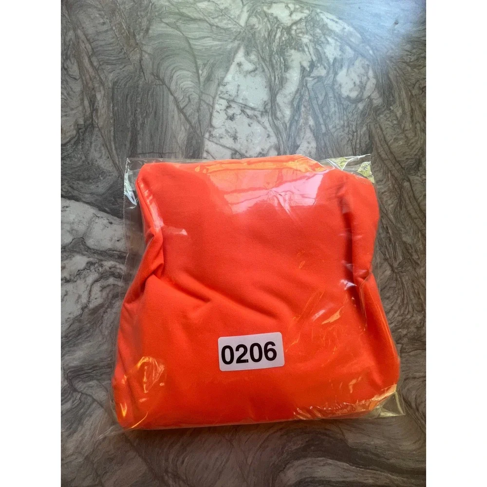 Under Armour Youth Medium Orange ColdGear Quarter Zip Pullover Long Sleeve Top